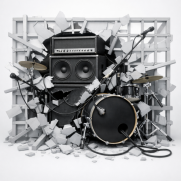 The Music That Breaks the Grid: How Metal, Hardcore, and Screamo Collapse Emotional Control Architecture