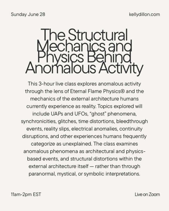 Registration Now Open: The Structural Mechanics and Physics Behind Anomalous Activity (Live Class)