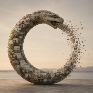 The Ouroboros System: How The External Architecture Sustains Itself By Feeding On Its Own Output
