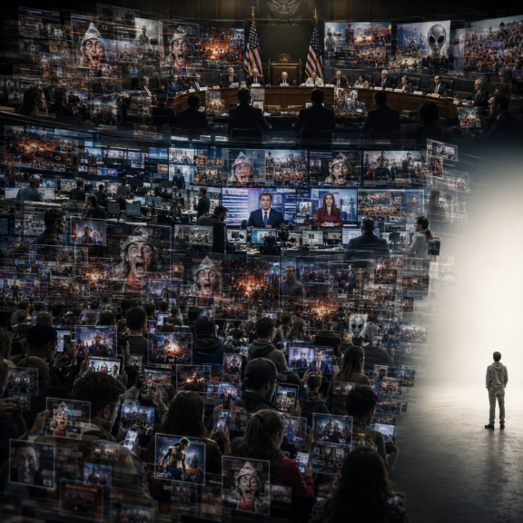 When Distortion Becomes the System — How Misinformation Scaled Across All Levels of Reality