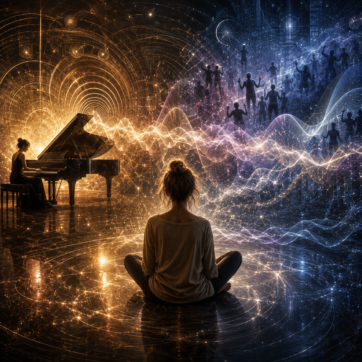 Music in the Render: The Physics of Oscillation, Emotion, and Temporary Relief
